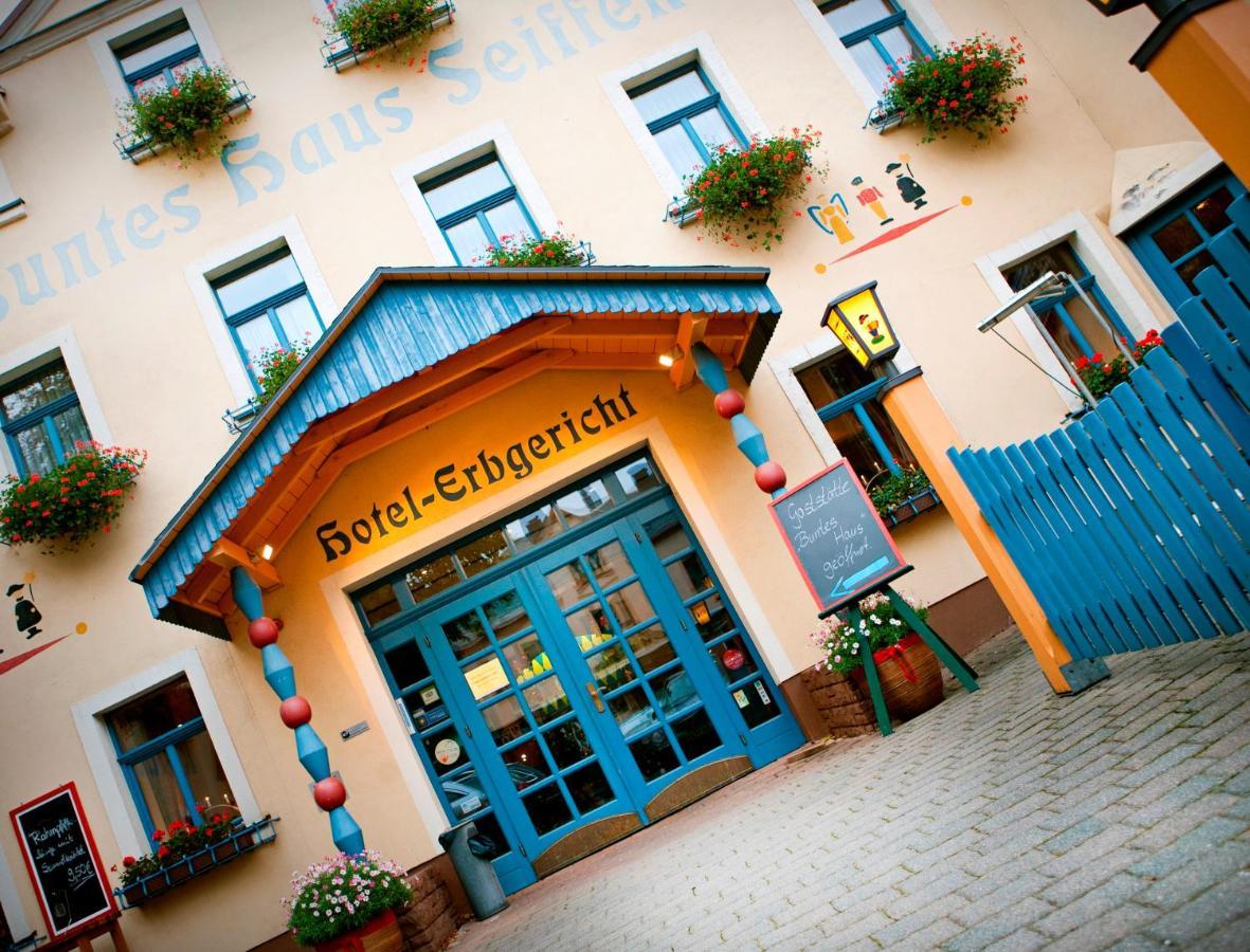 Hotel Erbgericht Buntes Haus Seiffen Exterior photo